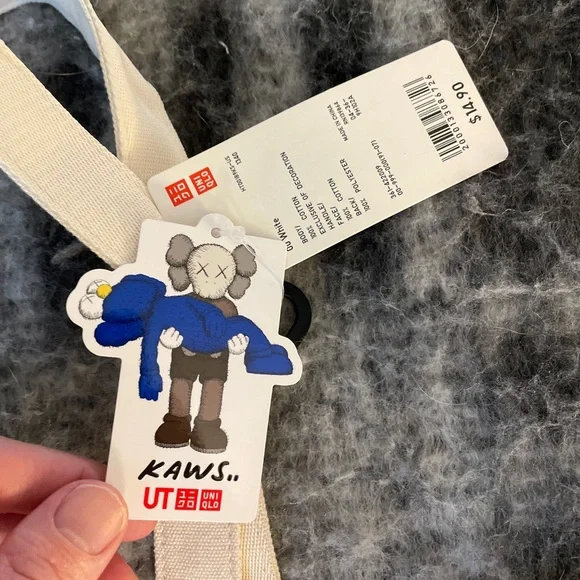 NWT kaws X uniqlo tote bag